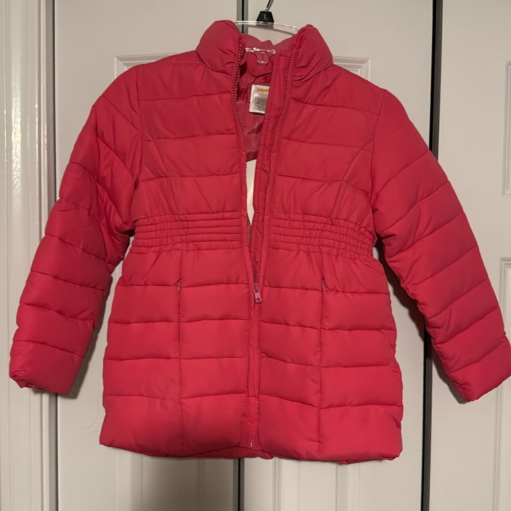 NWT girls Gymboree winter jacket, size medium (7/8). Pink